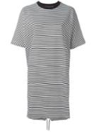 Diesel Black Gold Striped Dress, Women's, Size: Xs, Cotton/spandex/elastane/nylon