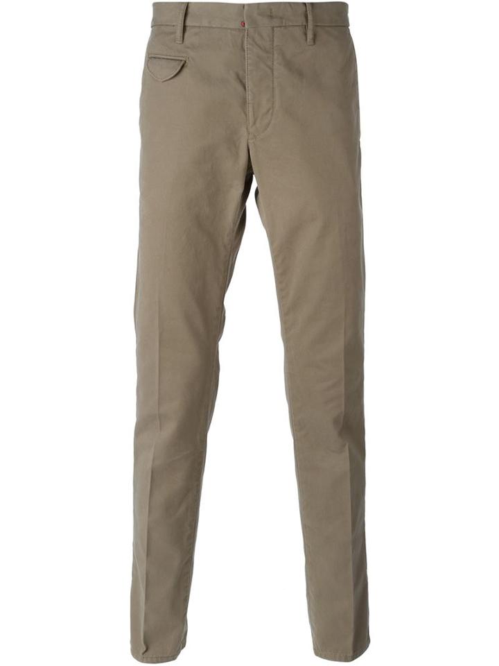 Incotex Slim Chino Trousers, Men's, Size: 32, Nude/neutrals, Cotton