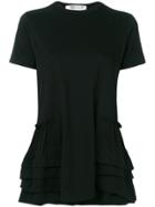 Comme Des Garçons Comme Des Garçons Asymmetric Pleated Hem T-shirt -