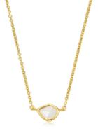 Monica Vinader Gp Siren Mini Nugget Moonstone Necklace - Gold