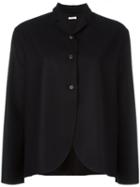 Apuntob Curved Hem Jacket, Women's, Size: Small, Black, Wool