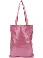 Sies Marjan Contrast Shoulder Strap Tote - Pink & Purple