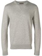 Corneliani Crew Neck Pullover - Nude & Neutrals