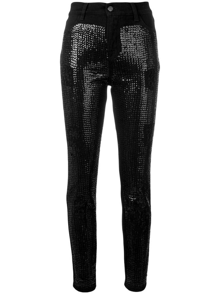 Amen Sequin Jeansbelt - Black