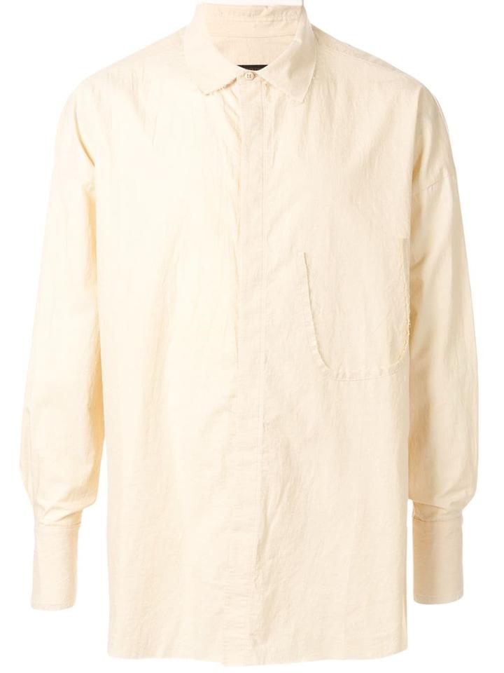Ziggy Chen Raw Edge Shirt - Neutrals