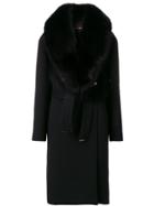 Roberto Cavalli Virgin Wool Coat - Black