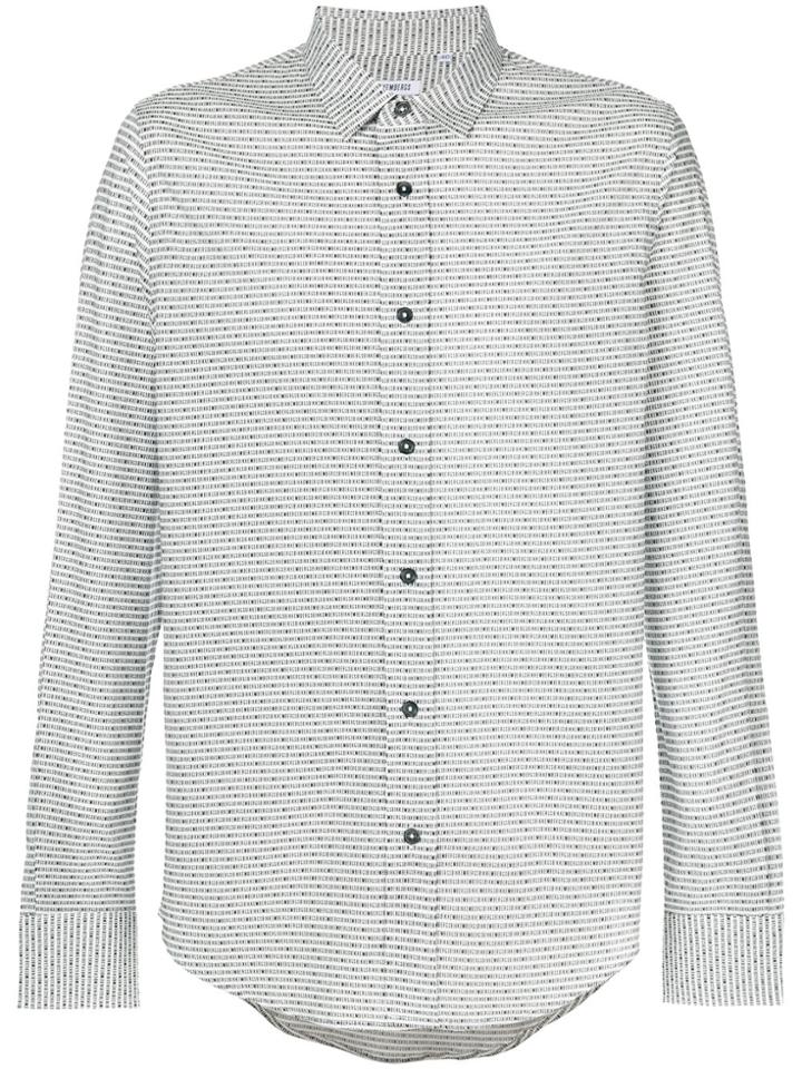 Dirk Bikkembergs Classic Pattern Shirt - White