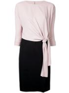 Estnation - Knot Detail Dress - Women - Polyester - 38, Pink/purple, Polyester
