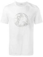 Versace Collection Logo Print T-shirt, Men's, Size: Xl, White, Cotton