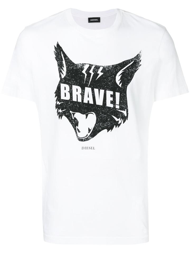 Diesel Printed T-shirt - White
