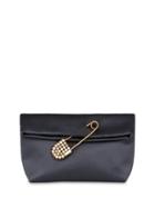 Burberry Small Kilt Pin Clutch - Grey
