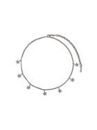 Saint Laurent Mini Star Necklace - Silver