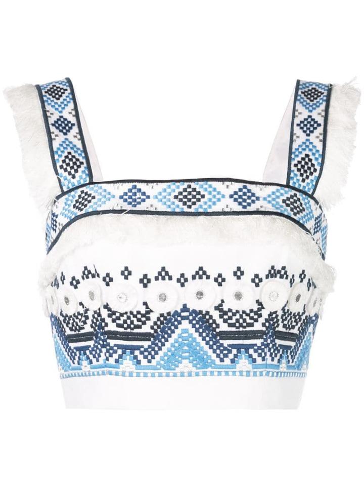 Alexis Liddy Crop Top - White