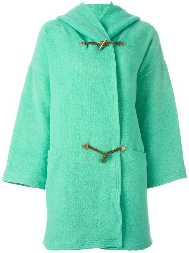 Versace Pre-owned Hooded Coat - Blue
