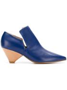 Christian Wijnants Akira Cut-out Boots - Blue