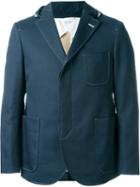 Thom Browne Hooded Blazer, Men's, Size: 2, Blue, Cotton/cupro