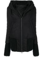 Ann Demeulemeester Oversized Double Bomber Jacket - Black