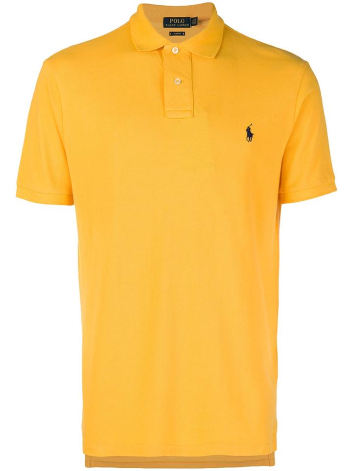 Polo Ralph Lauren Logo Short-sleeve Polo Top - Yellow