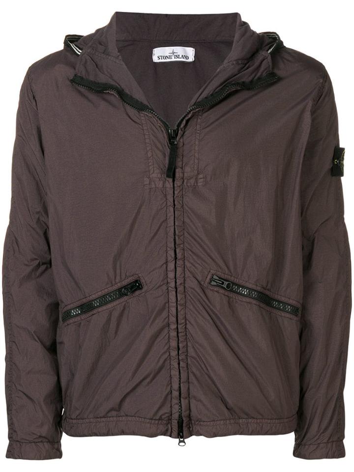 Stone Island Lightweight Sports Jacket - Brown