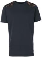 Mr & Mrs Italy Camouflage Panel T-shirt - Black
