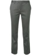 Estnation Tailored Cropped Trousers - Grey