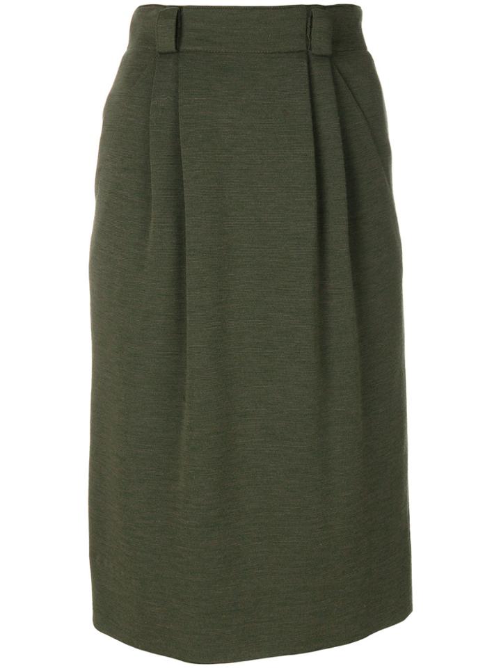 Jean Louis Scherrer Vintage Scherrer Skirt - Green