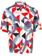 Wales Bonner Geometric Short-sleeve Shirt - Multicolour
