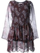See By Chloé Paisley Print Tiered Dress