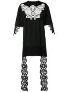 Fausto Puglisi Embroidered Lace Detail Blouse - Black