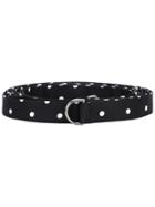 Alberto Biani Polka Dot Belt - Black