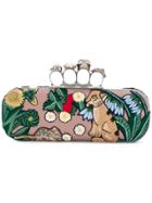 Alexander Mcqueen Knuckle Long Box Clutch - Multicolour