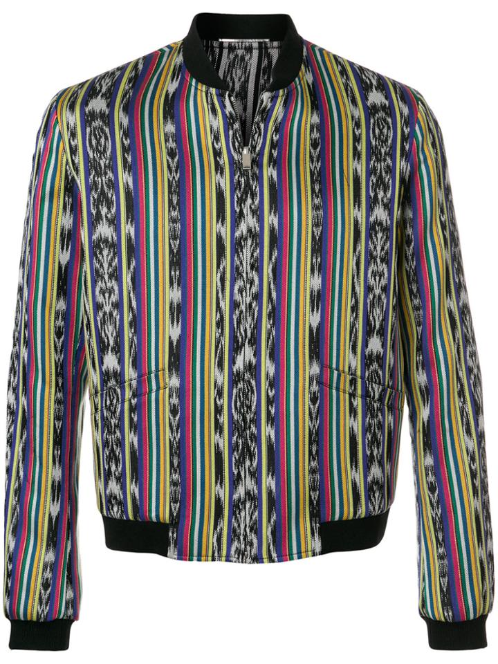 Saint Laurent Patterned Bomber Jacket - Multicolour
