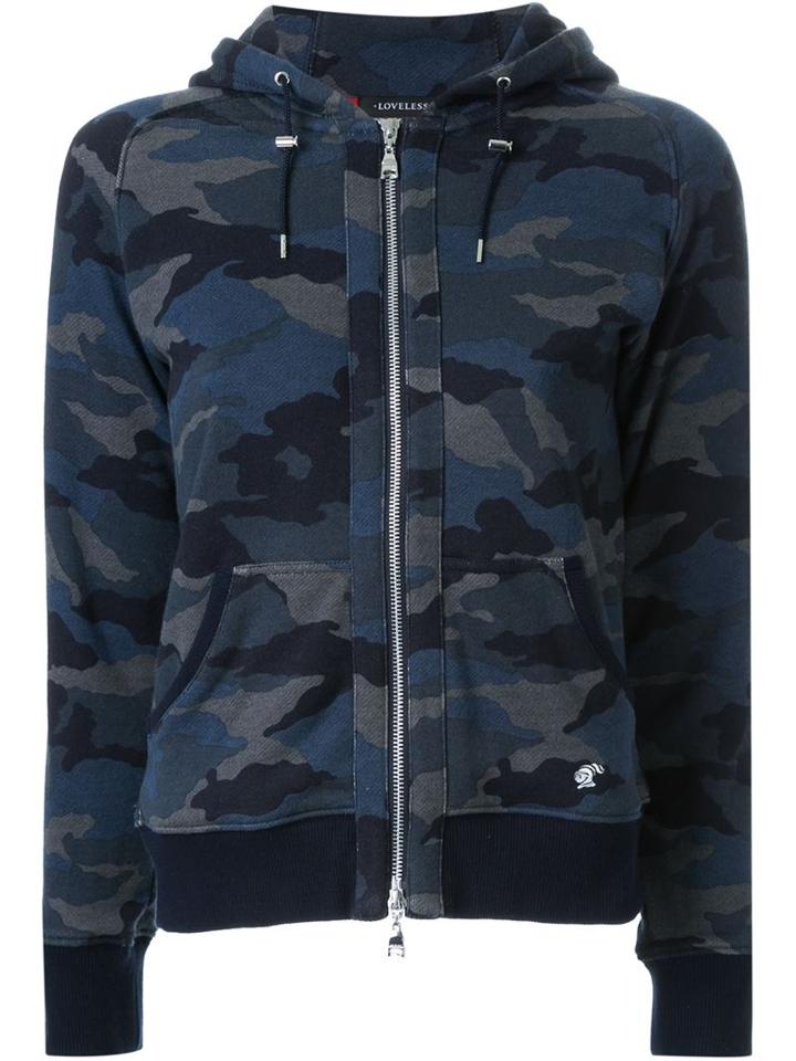 Loveless Camouflage Zipped Hoodie
