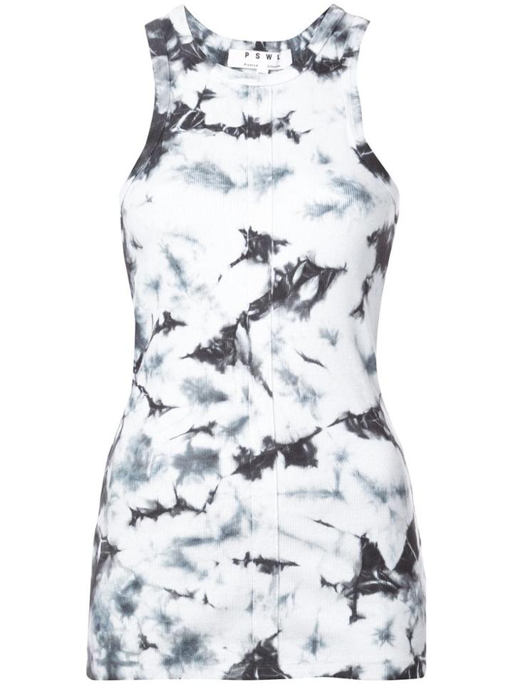 Proenza Schouler Pswl Tie Dye Tank - White