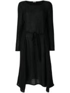 Apuntob Tie Waist Dress - Blue