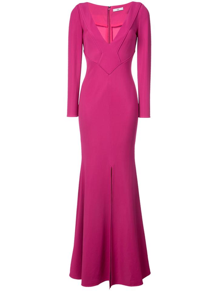 Zac Zac Posen Darlene Gown - Pink & Purple