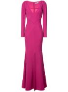 Zac Zac Posen Darlene Gown - Pink & Purple