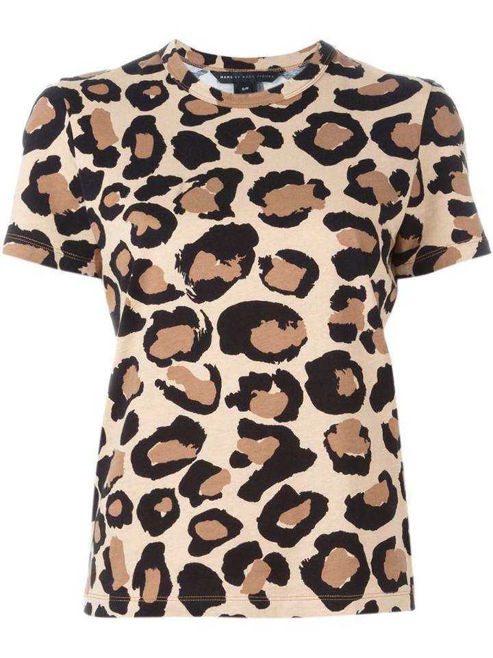 Marc By Marc Jacobs Leopard Print T-shirt