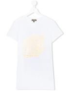 Roberto Cavalli Kids - Teen Heart Paisley Shorts - Kids - Cotton/spandex/elastane - 16 Yrs, Girl's, White