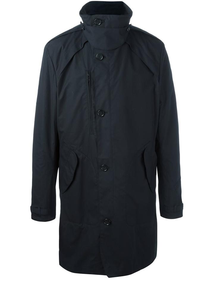Hope Buttoned Mid Trench Coat