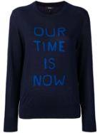 Theory 'our Time Is Now' Sweater - Blue