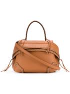 Tod's Ring Stud Tote - Nude & Neutrals