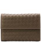 Bottega Veneta Mini Square Wallet - Brown