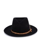 Nick Fouquet 'wyldeflower' Hat, Men's, Size: 59, Black, Leather