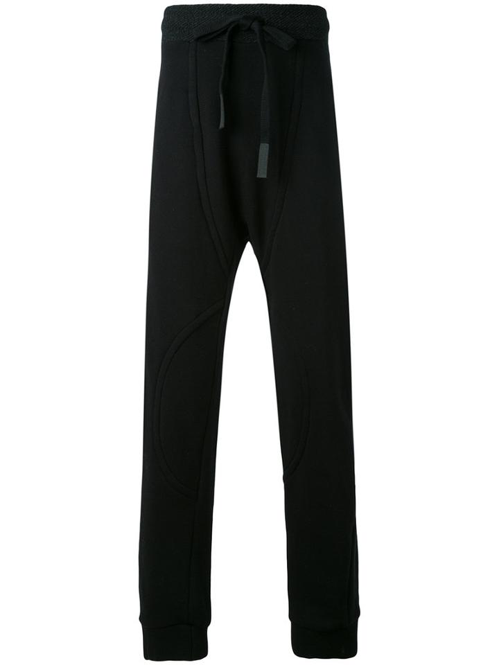 Lost & Found Ria Dunn - Classic Sweatpants - Men - Cotton/polyamide/alpaca - L, Black, Cotton/polyamide/alpaca
