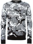 Kenzo - 'cartoon' Jumper - Men - Cotton - L, Black, Cotton