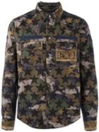Valentino 'camustars' Shirt, Men's, Size: 48, Green, Cotton/polyester/metallic Fibre