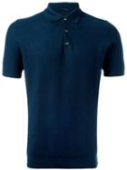 Lardini Classic Polo Shirt, Men's, Size: 50, Blue, Cotton