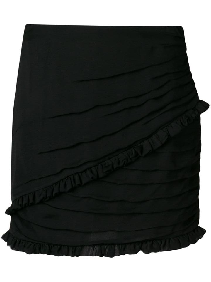 Magda Butrym Wrap Mini Skirt - Black