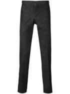 Thom Browne Tapered Tailored Trousers - Black